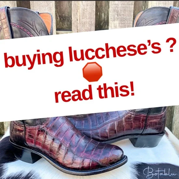 🛑 Buying Lucchese Cowboy Western Boots? Read this! - Picture 1 of 14